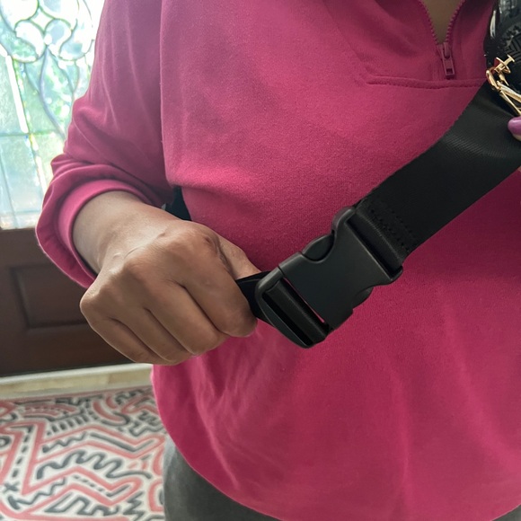 Patent Bum Bag, Pretty Simple, Black, NWT - Picture 5 of 13